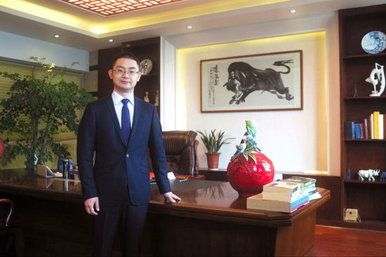 金洋新材董事长彭华(挖贝网wabei.cn配图)